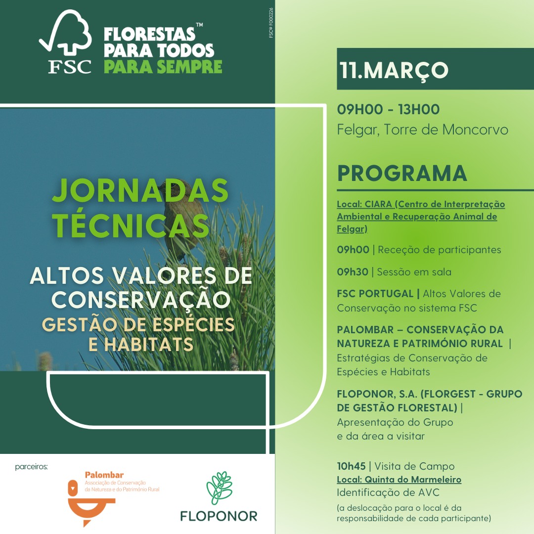 Jornadas Técnicas | Altos Valores de Conservação | Gestão de Espécies e Habitats