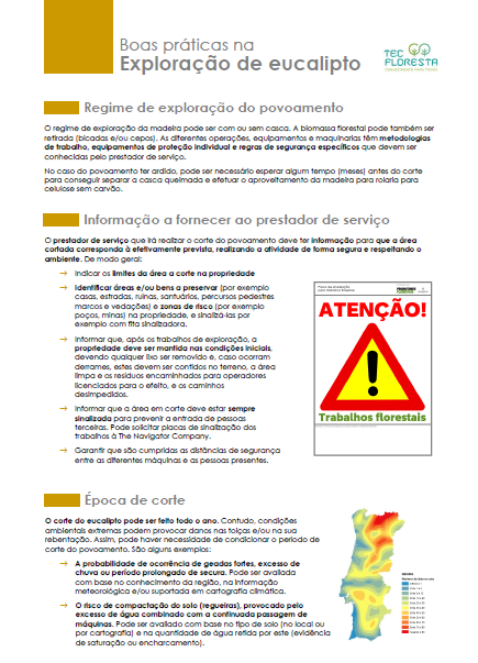 Boas práticas na exploração de eucalipto